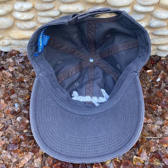 Magnolia Farms Joanna Gaines Port Authority Black Denim Washed Hat/Cap Adj EUC - Picture 6 of 7